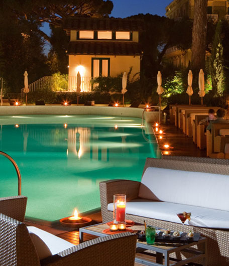 L'Orangerie Sorrento evening atmosphere